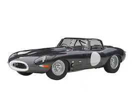 Jaguar Lightweight E Type Roadster RHD (Right Hand Drive) Dark Gray 1/18 Model Car by Autoart