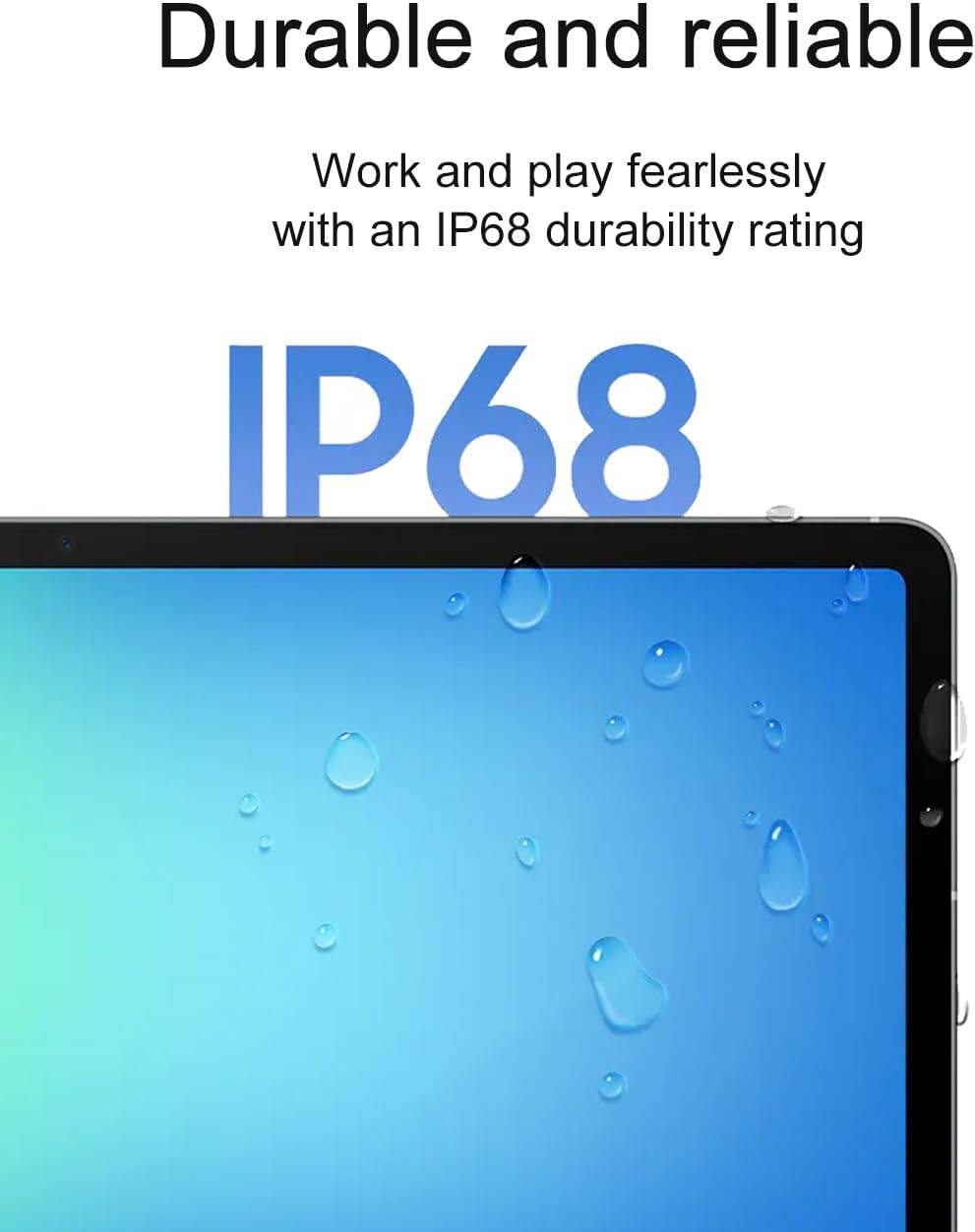 Durable and reliable

Work and play fearlessly with an IP68 durability rating

IP68