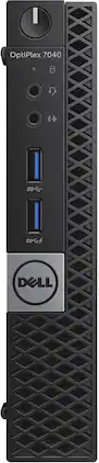 Dell - Refurbished Excellent - Optiplex 7040 Micro Tower, Intel Core i5-6500T, 8 GB Memory, 256 GB SSD, WiFi, Windows 11 Pro - Black
