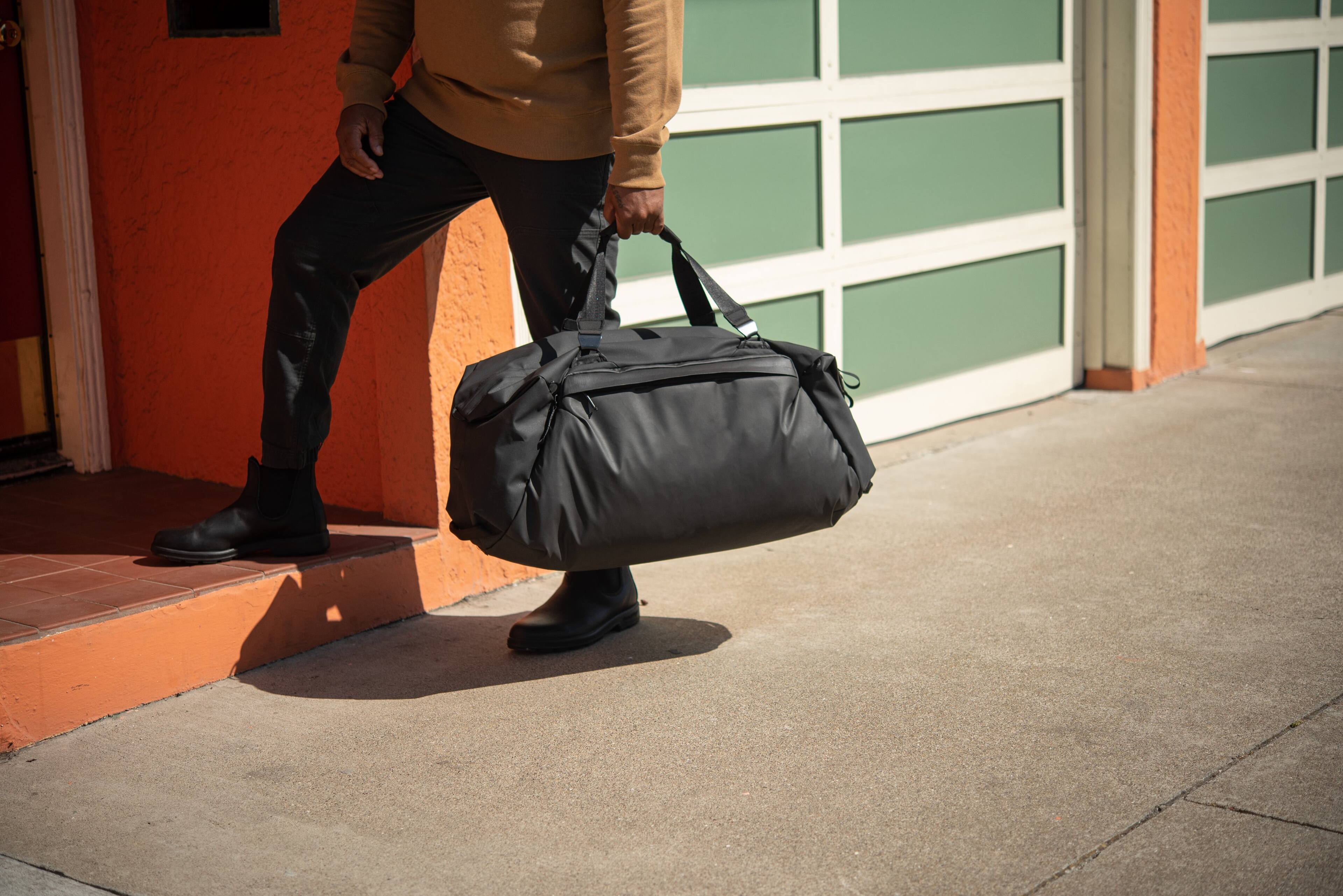 Alt View 16. Peak Design - Travel Duffel 65L - Black.