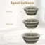 Specifications:

* Small Size: 9.5"
* Middle Size: 11"
* Large Size: 12"