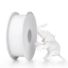 Front. Bambu Lab - 1.75mm PLA Basic Filament - Jade White.