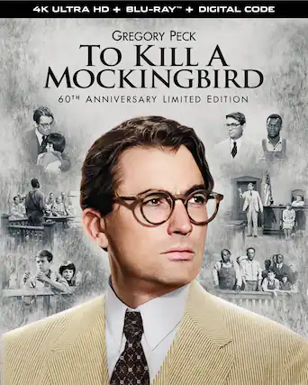 Front. To Kill a Mockingbird (60th Anniversary Edition) - 4K Blu-Ray.