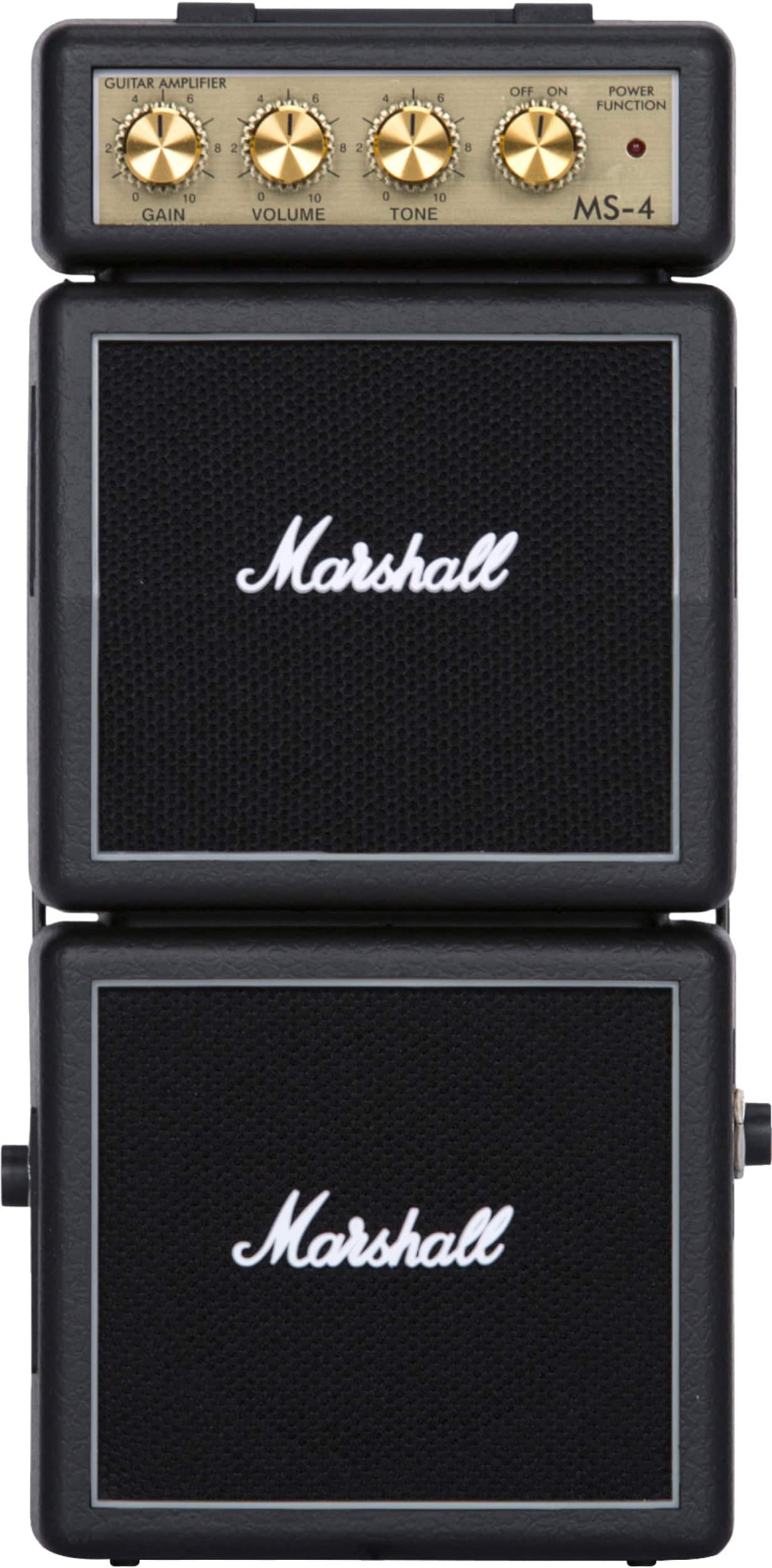 GUITAR AMPLIFIER
GAIN 0 10
VOLUME 0 10
TONE 0 10
OFF/ON
POWER FUNCTION
MS-4
Marshall
Marshall