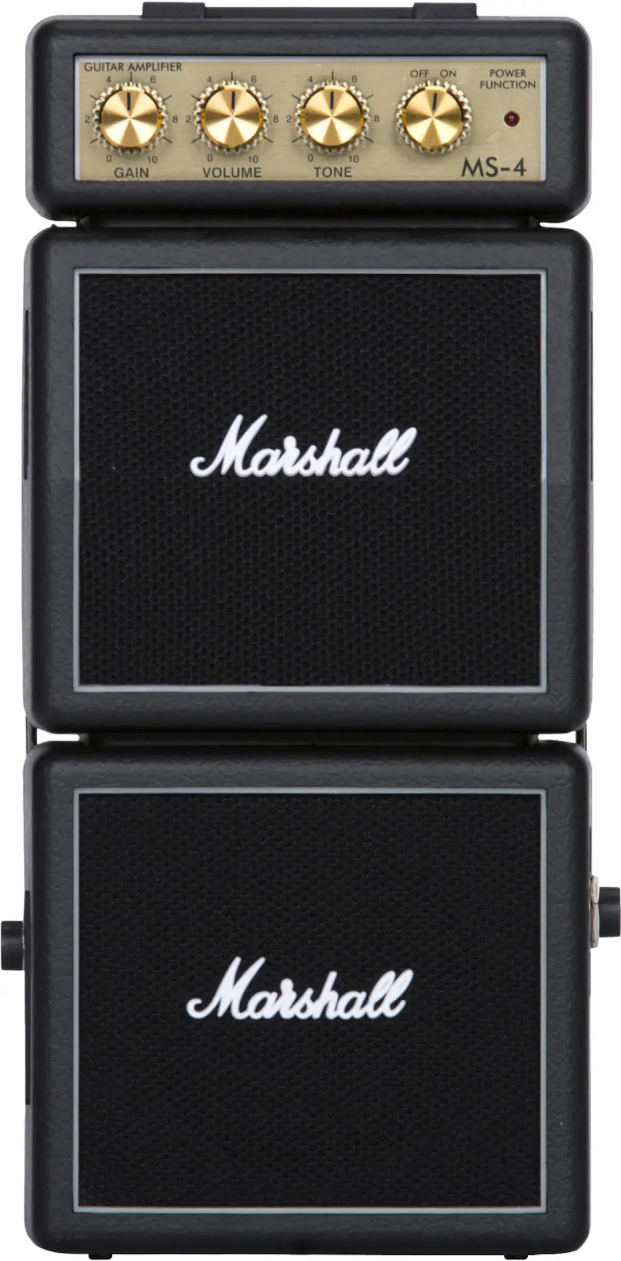 Micro Stack Marshall MS 4 Portable Micro Stack Guitar Amp with Gain / Tone / Volume ...