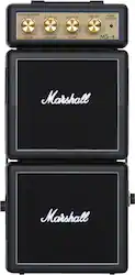 Marshall - MS-4 Portable Micro Stack Guitar Amp with Gain / Tone / Volume Controls - Black - Front_Zoom