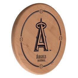 Holland Bar Stool Co. - Los Angeles Angels 13" Laser Engraved Solid Wood Sign - Natural