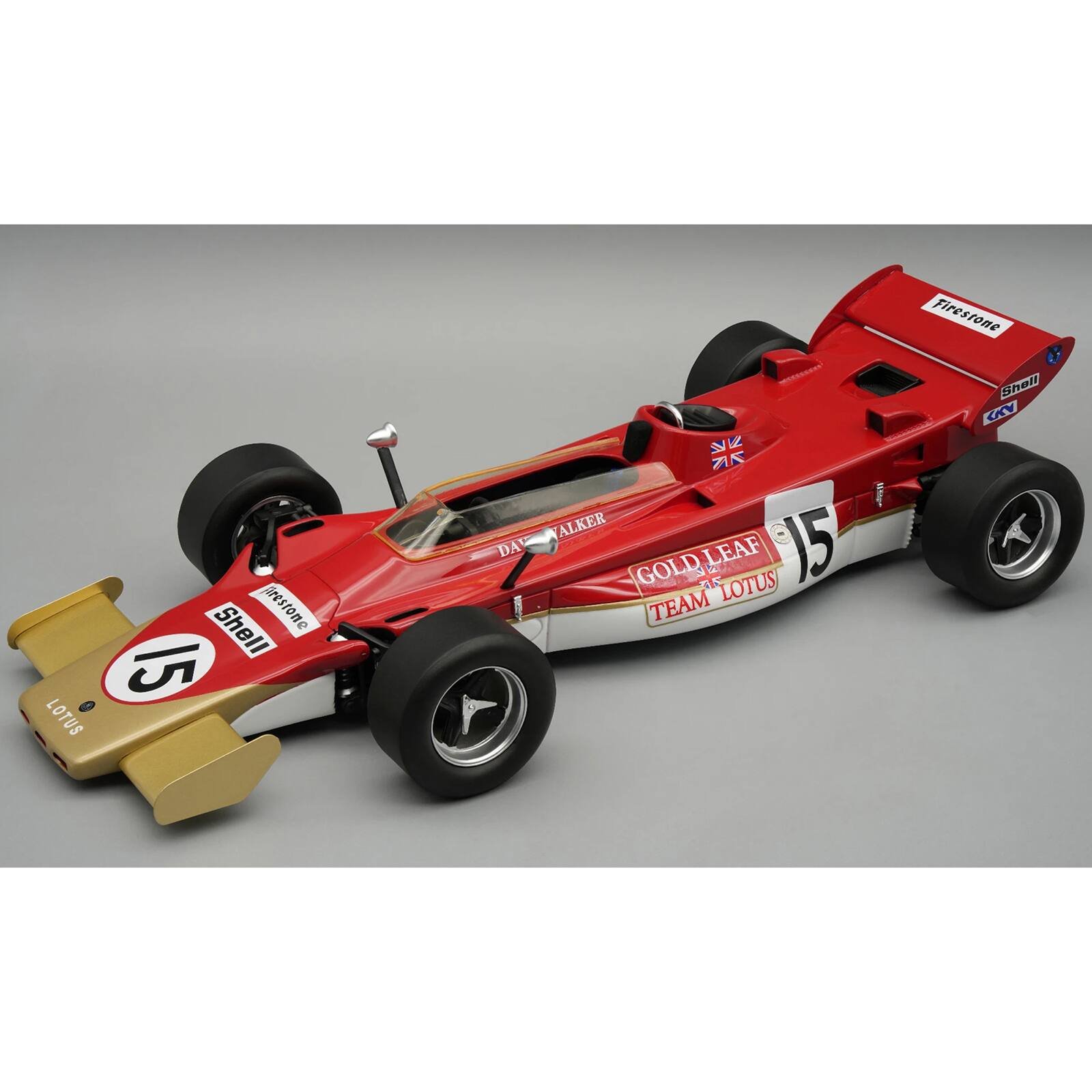 "Lotus 56B #15 Dave Walker Formula One F1 ""Dutch GP"" 1971 ""Mythos Series"" with Display Case 1/18 Model Car by Tecnomodel" price history on PriceWatchPro