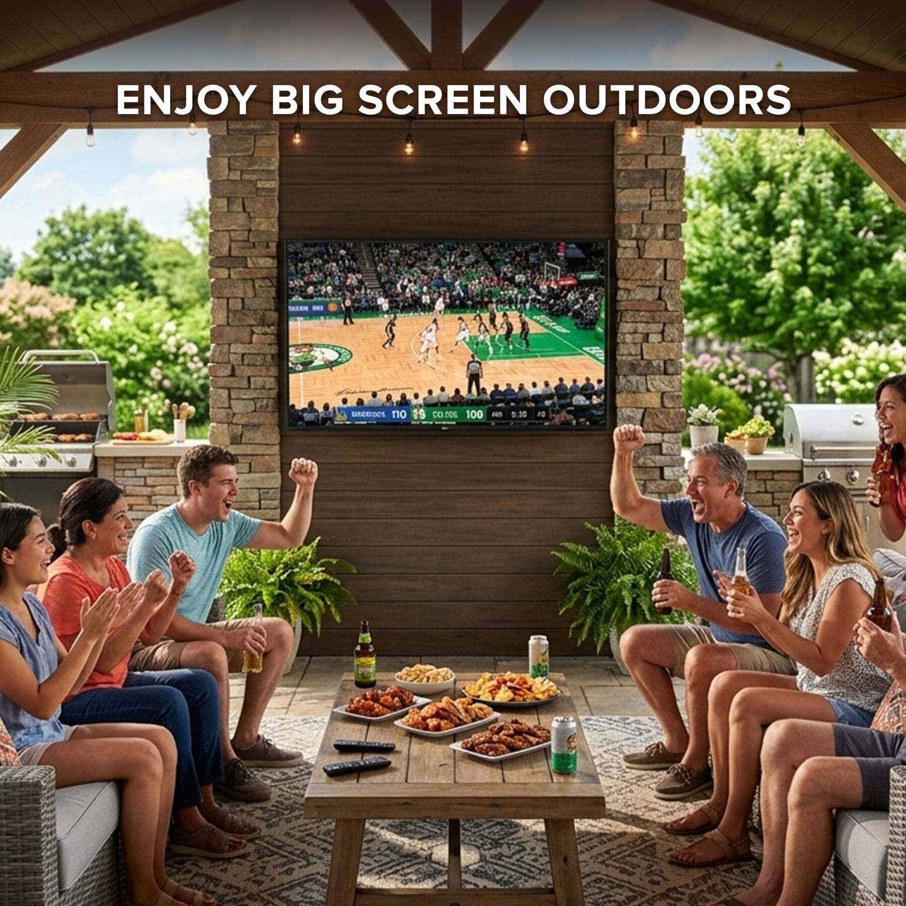 ENJOY BIG SCREEN OUTDOORS