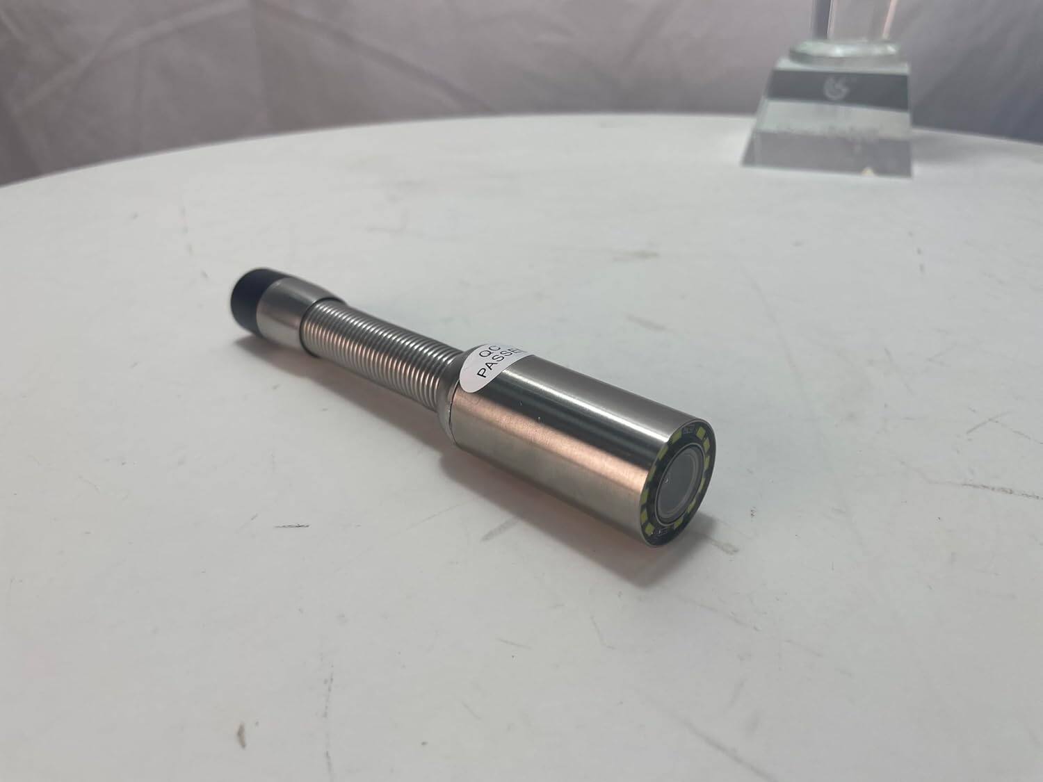 Alt View 1. Aukfa - Self-Leveling Sewer Camera Head with 512Hz Sonde - IP68, 12PCS LEDs, 23x120mm.