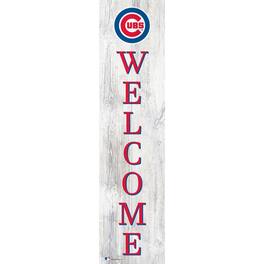 Fan Creations - Chicago Cubs 48'' Welcome Leaner - Multicolor
