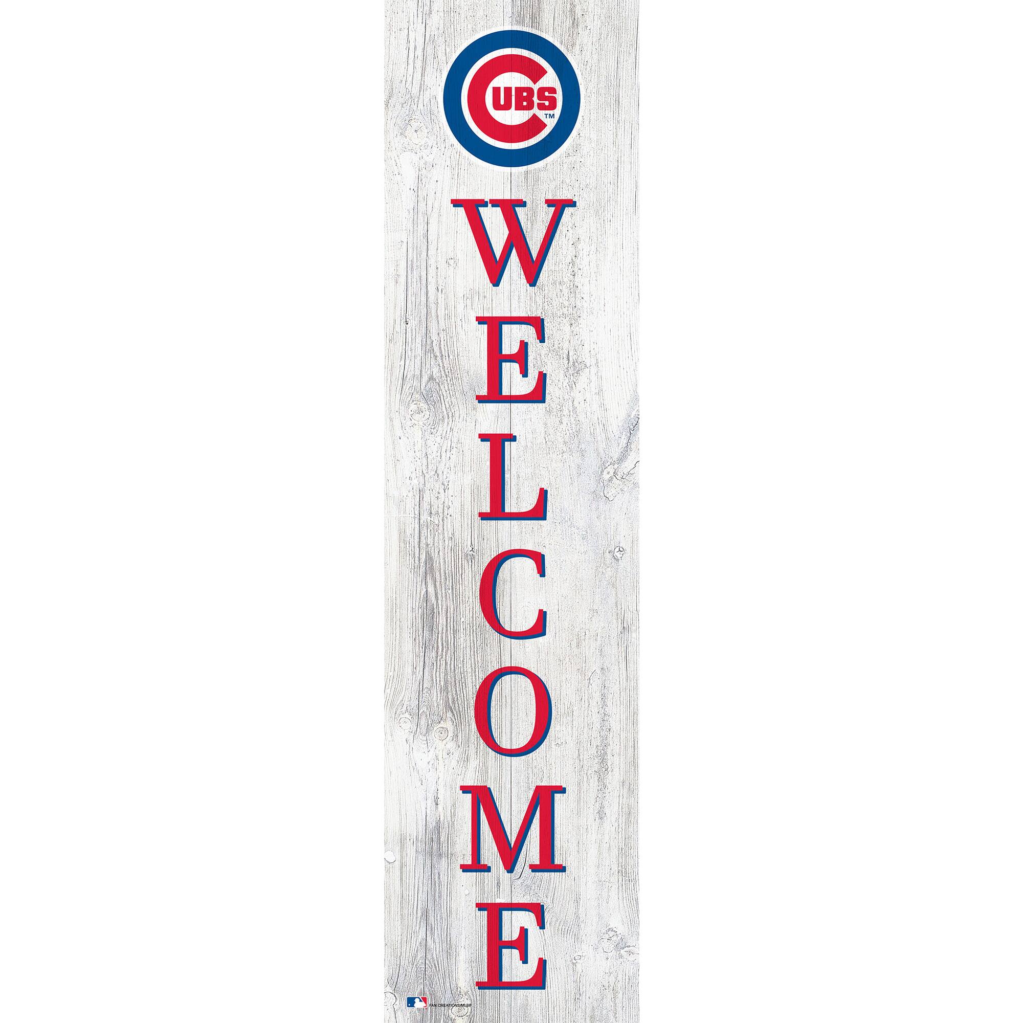 Chicago Cubs 48'' Welcome Leaner
