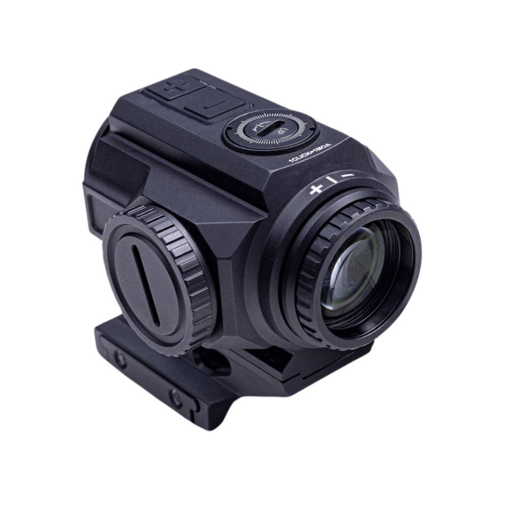 Back. Gideon Optics - Gideon Optics Advocate 1x20mm Prism Scope with Etched Red Reticle.