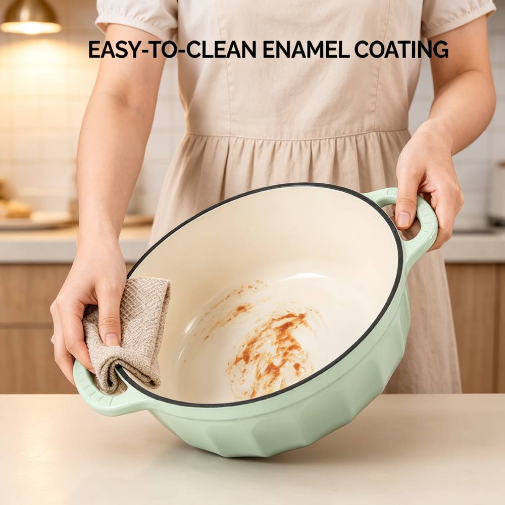 EASY-TO-CLEAN ENAMEL COATING