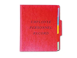 Pendaflex - Pendaflex® Employee Personnel Folders, 1/3-Cut Top Tab, 5 Dividers, Each (SER-1-ER) - Red