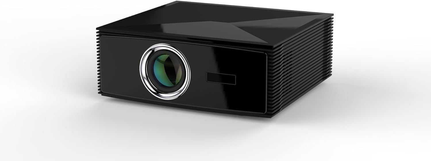 Alt View 3. BOSS - BOSS S6A Vision Projector - 1920*1080 Full HD, 5000 Lumens, Android 12 - w/ Free Screen & Mount - Black.