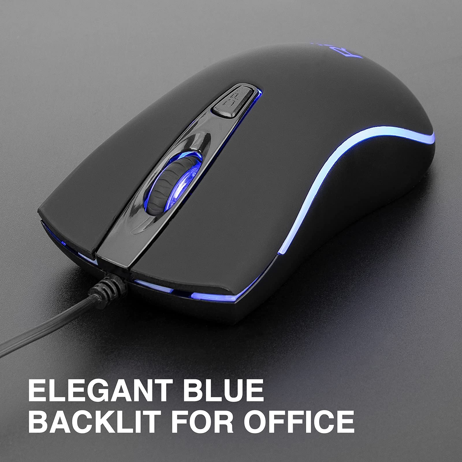 Elegant Blue Backlit for Office