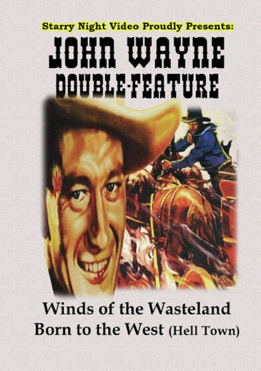 Front. John Wayne Double Feature #11 (Winds of the Wasteland / Born to the West)   - DVD.
