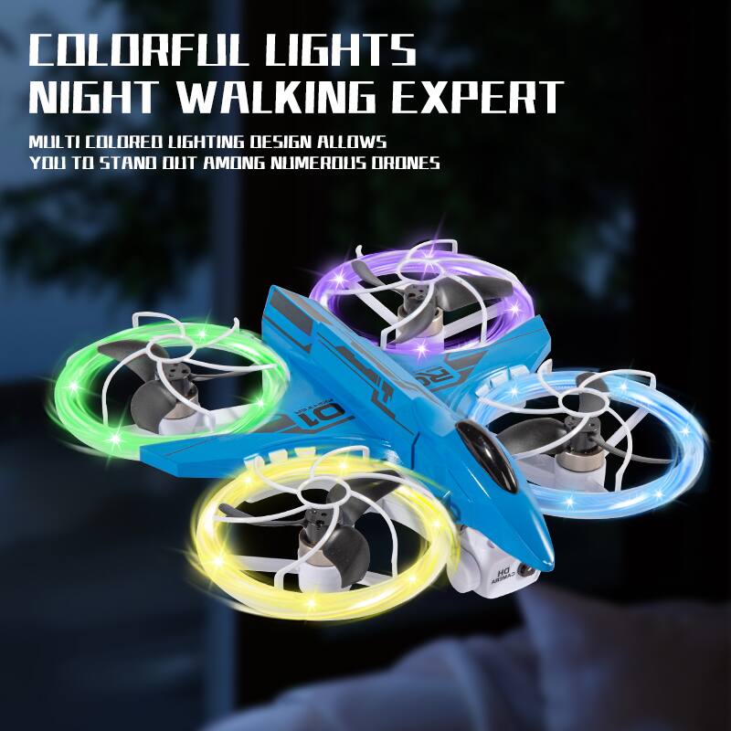 COLORFUL LIGHTS NIGHT WALKING EXPERT  
MULTI COLORED LIGHTING DESIGN ALLOWS YOU TO STAND OUT AMONG NUMEROUS DRONES
