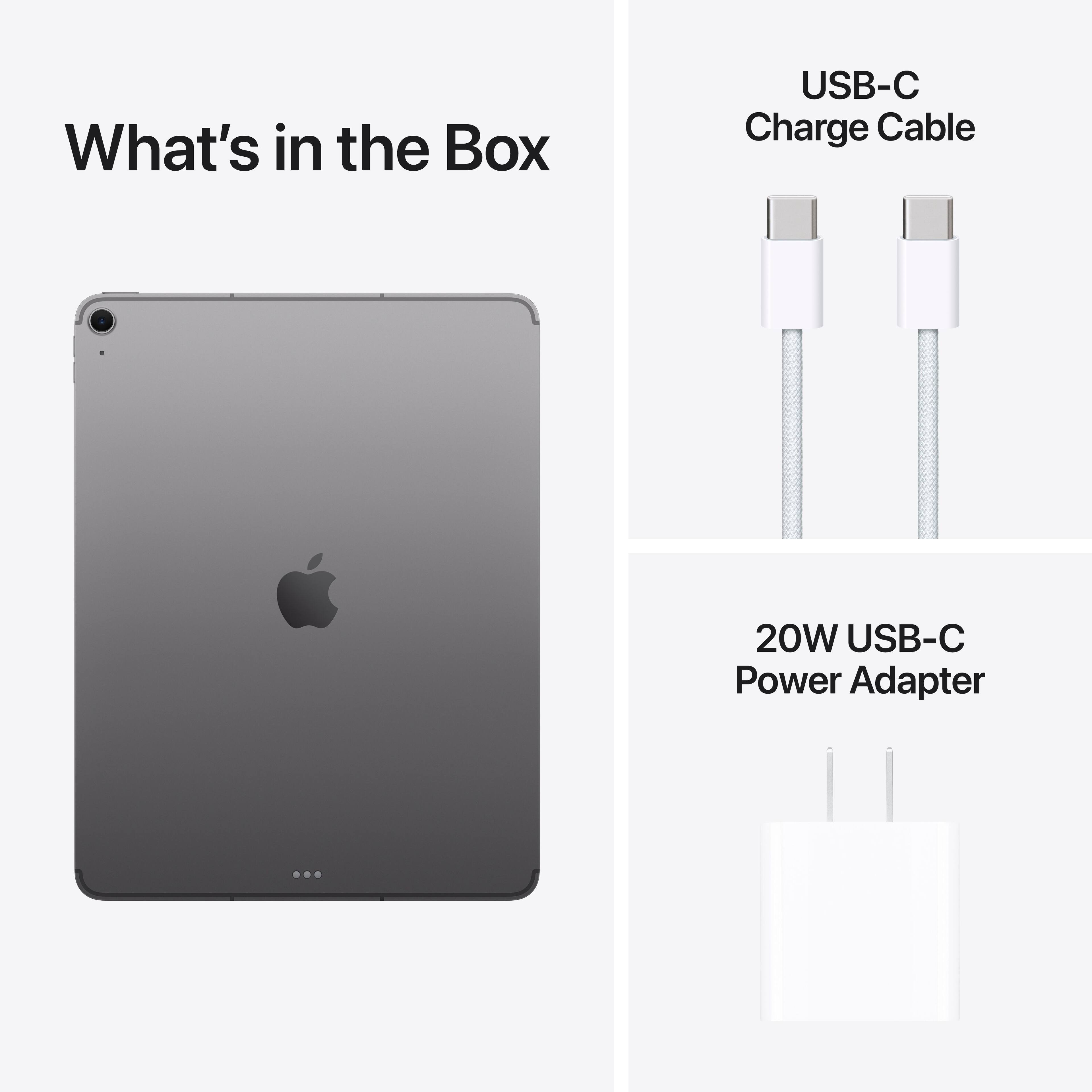 What's in the Box

- USB-C Charge Cable
- 20W USB-C Power Adapter