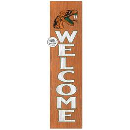 Jardine - Florida A&M Rattlers 12'' x 48'' Welcome Outdoor Leaner - Green