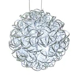 Vickerman - 10" Spiral LED Ball 80Lts - Pure White