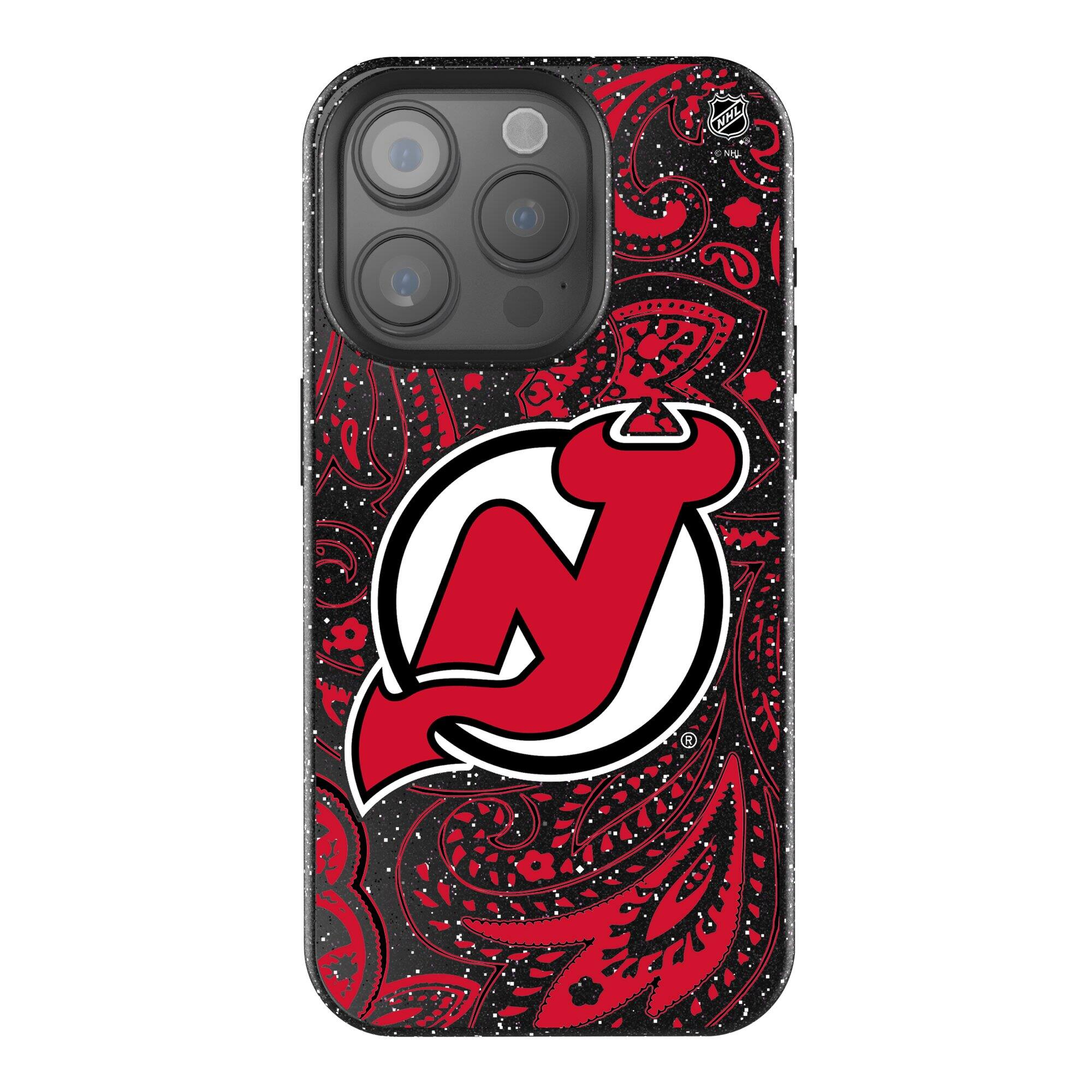 Keyscaper NHL New Jersey Devils Paisley Bling iPhone Case 14 Pro Max ...