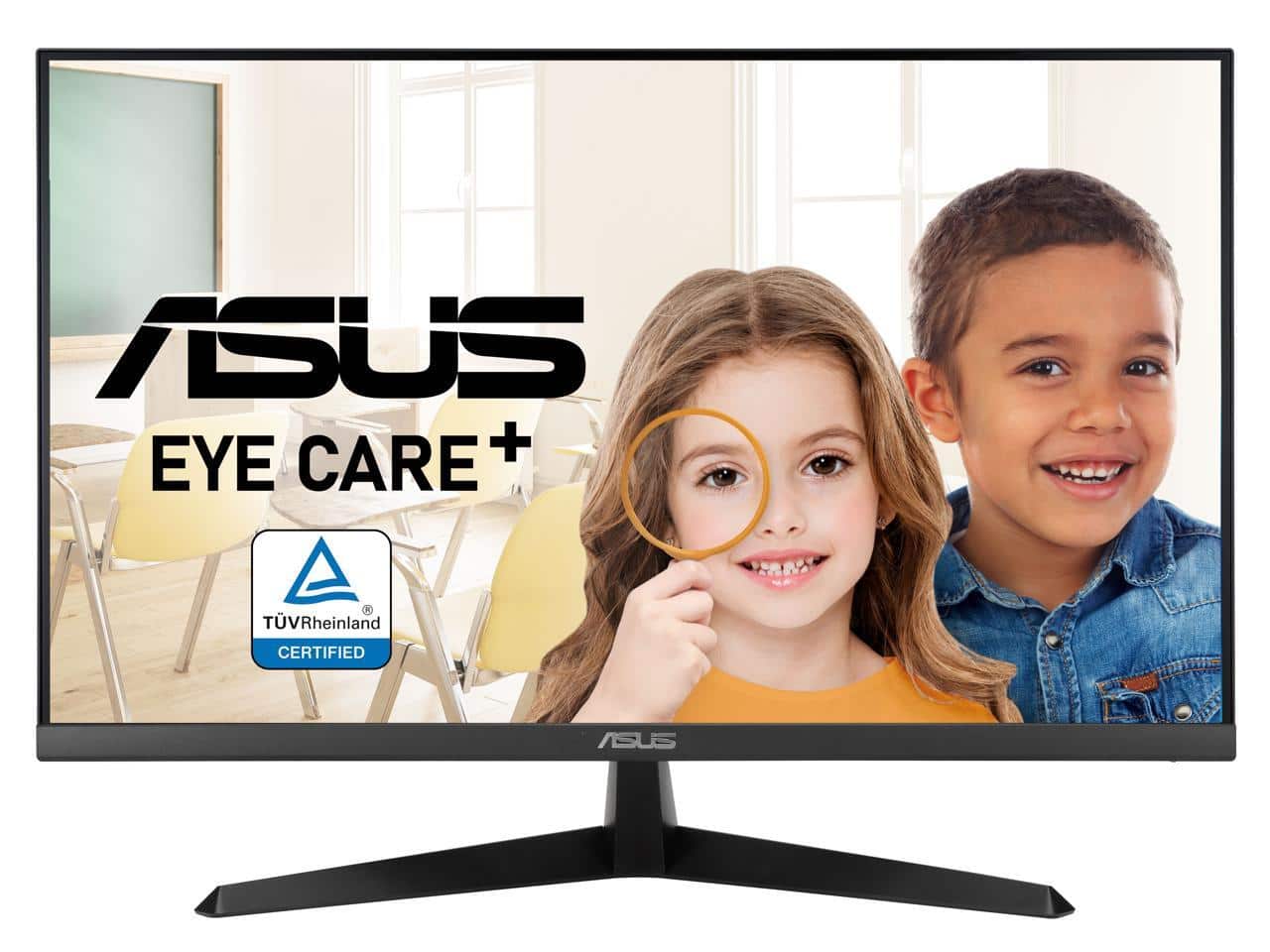 ASUS - 27" 4K Eye Care Monitor - UHD, IPS, HDR10, Adaptive Sync, Blue Light Filter, Flicker Free - Black