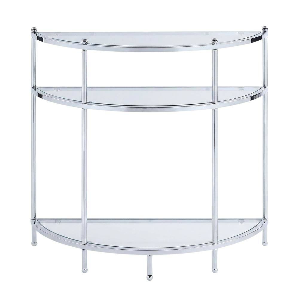Angle. FurniFact - Accent table in sleek design with sturdy construction for versatile space use - Clear.