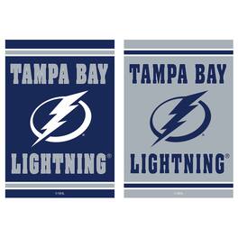 Evergreen Enterprises - Tampa Bay Lightning 12.5" x 18" Double-Sided Embossed Suede Garden Flag - Multicolor