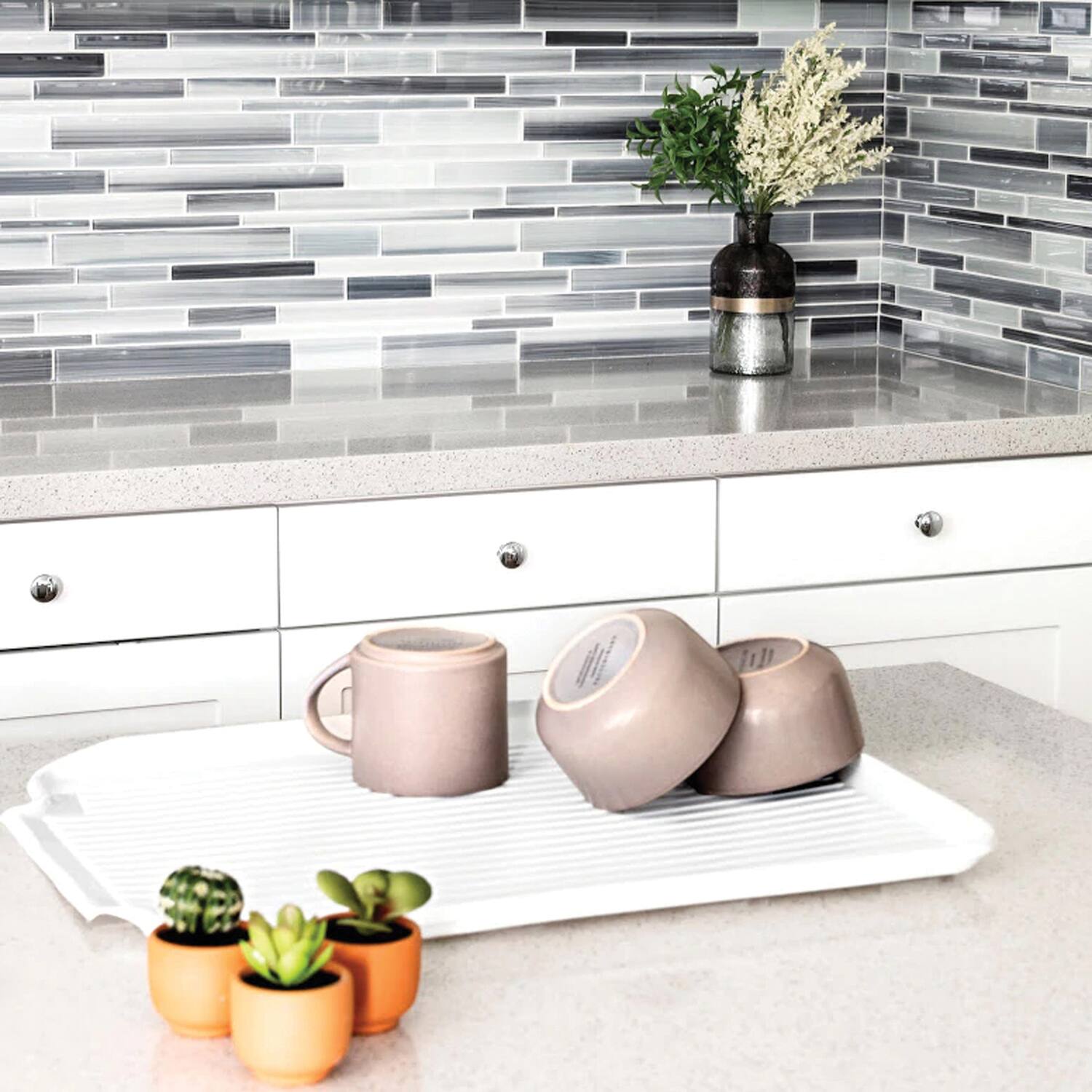 Alt View 1. Better Houseware - Better Houseware 1480.9 Dish Drain Board (frosted) - clear.