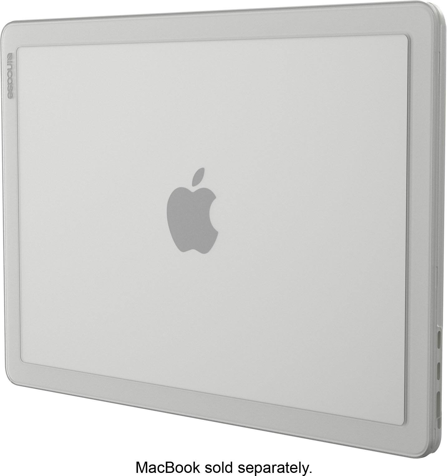 Back. Incase - Edge Hard Shell Case for MacBook Air 15-inch M4 2025, M3 2024 - Clear.