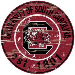 Fan Creations - South Carolina Gamecocks 23.5" Distressed Round Sign - Multicolor