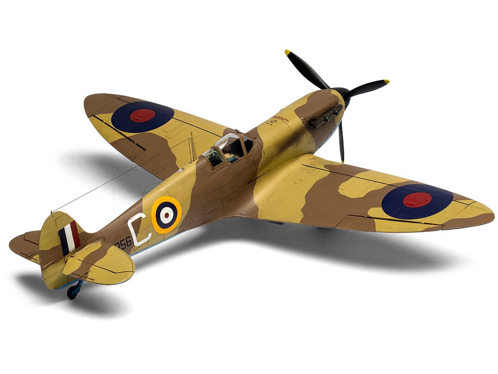 Alt View 7. Airfix - Level 2 Model Kit Supermarine Spitfire Mk.I Fighter Aircraft with 3 Scheme Options 1/48 Plastic Model Kit by Airfix.