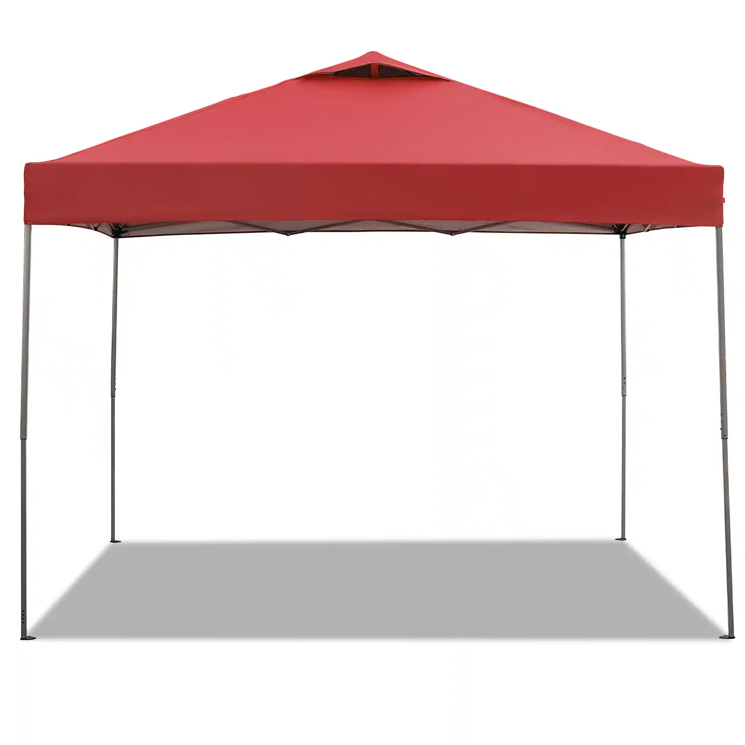 Front. Ainfox - Ainfox Pop Up Gazebo Outdoor Canopy Tent Without sidewalls - Red.