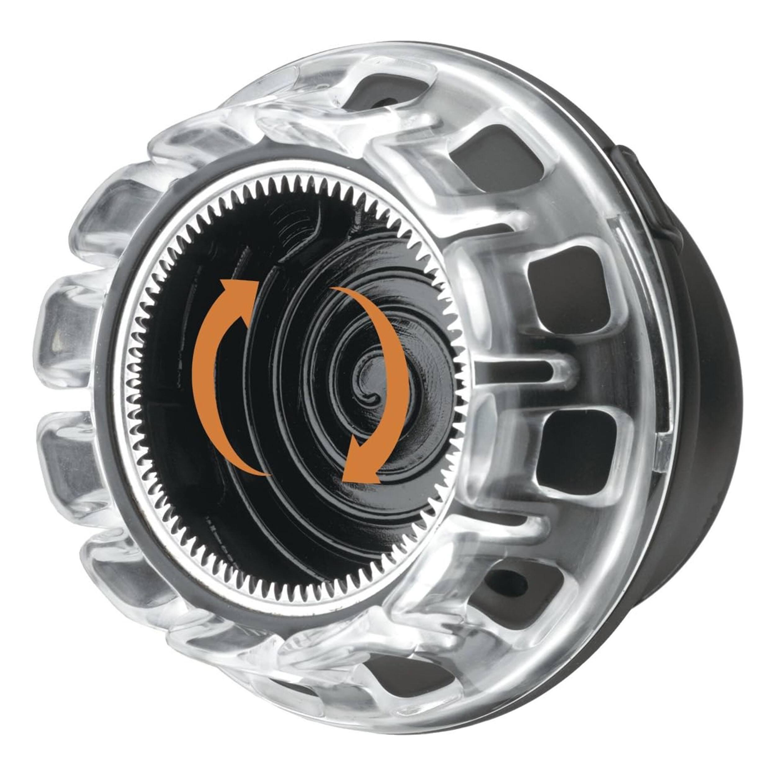 Back. Conair - Conair Cordless Even Cut Rotary Haircut Kit with Dual Blades - Black.