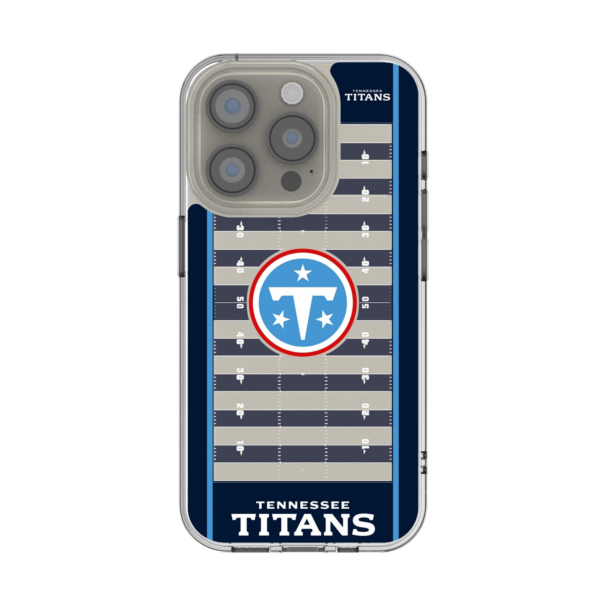 Photos - Case NFL Keyscaper - - Tennessee Titans iPhone Clear Field Design - 15 Pro Max - Multicolor 3533619