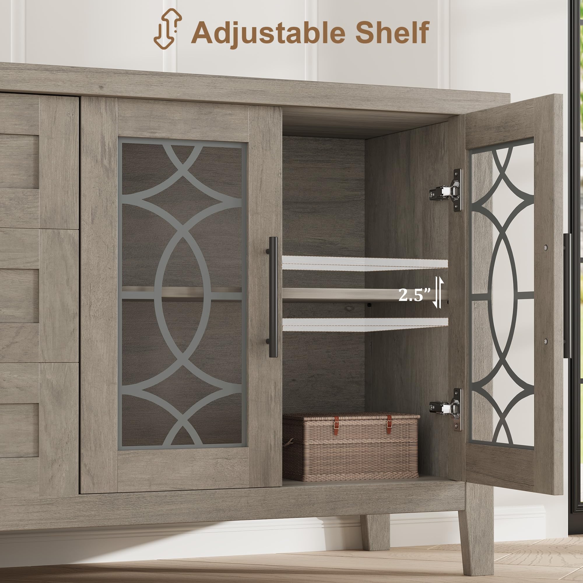 Adjustable Shelf  
2.5"