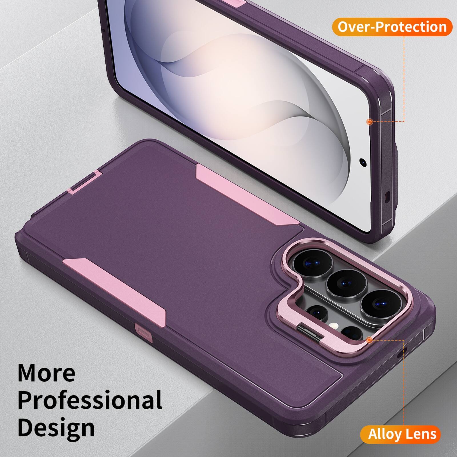 Over-Protection  
More Professional Design  
Alloy Lens