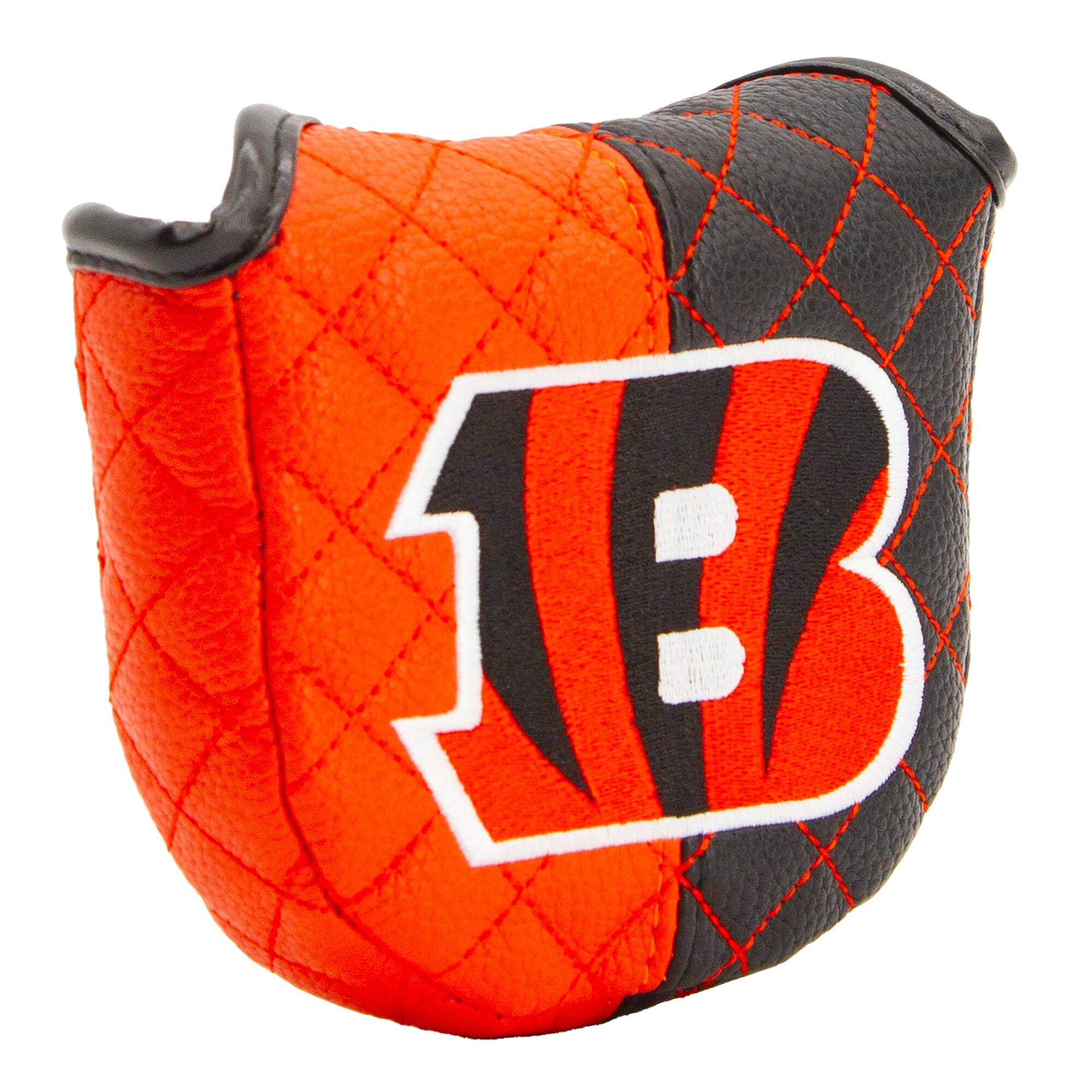 Alt View 2. Team Golf - Cincinnati Bengals Quilted Mallet Putter Cover - Multicolor.