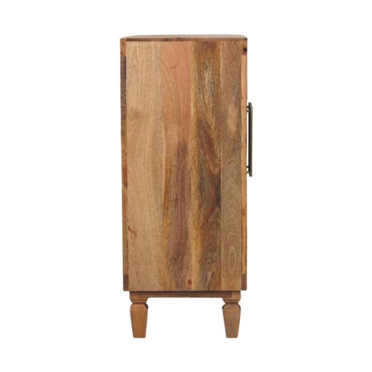 Alt View 4. Artisan Furniture - Artisan Furniture Solid Wood Marbella Cabinet, Brown - Brown.