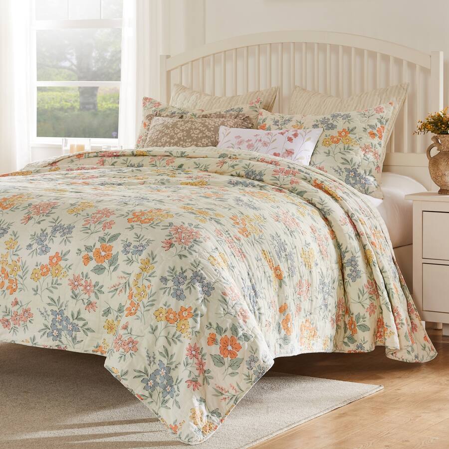 BreeBe Chloe Quilt Set 3 Piece Full/Queen Pastel GL-2408CMSQ - Best Buy