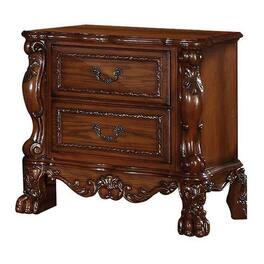Manhattan Lane - Wooden Night Stand with Two Drawer In Traditional Style - Brown