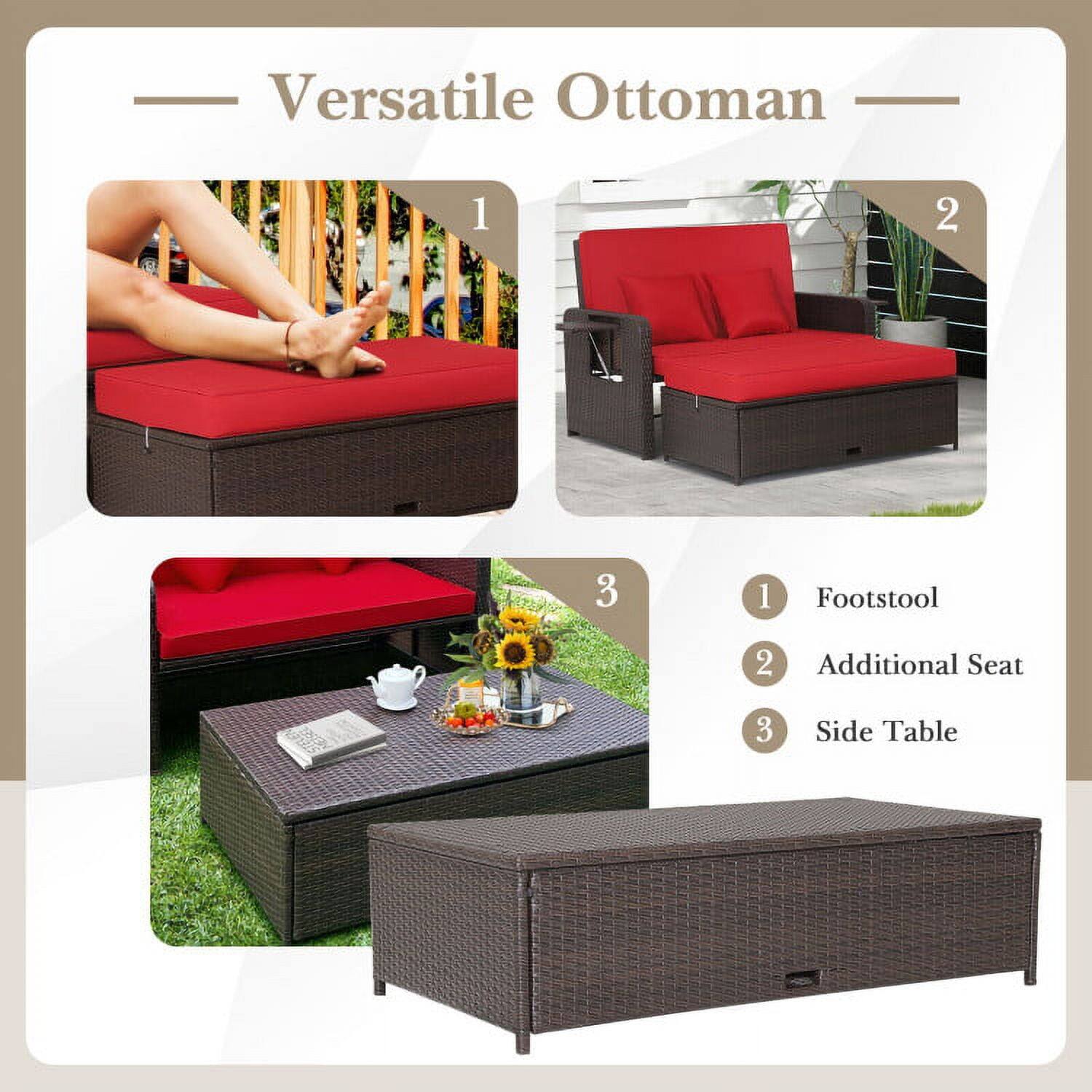 Versatile Ottoman

1. Footstool
2. Additional Seat
3. Side Table
