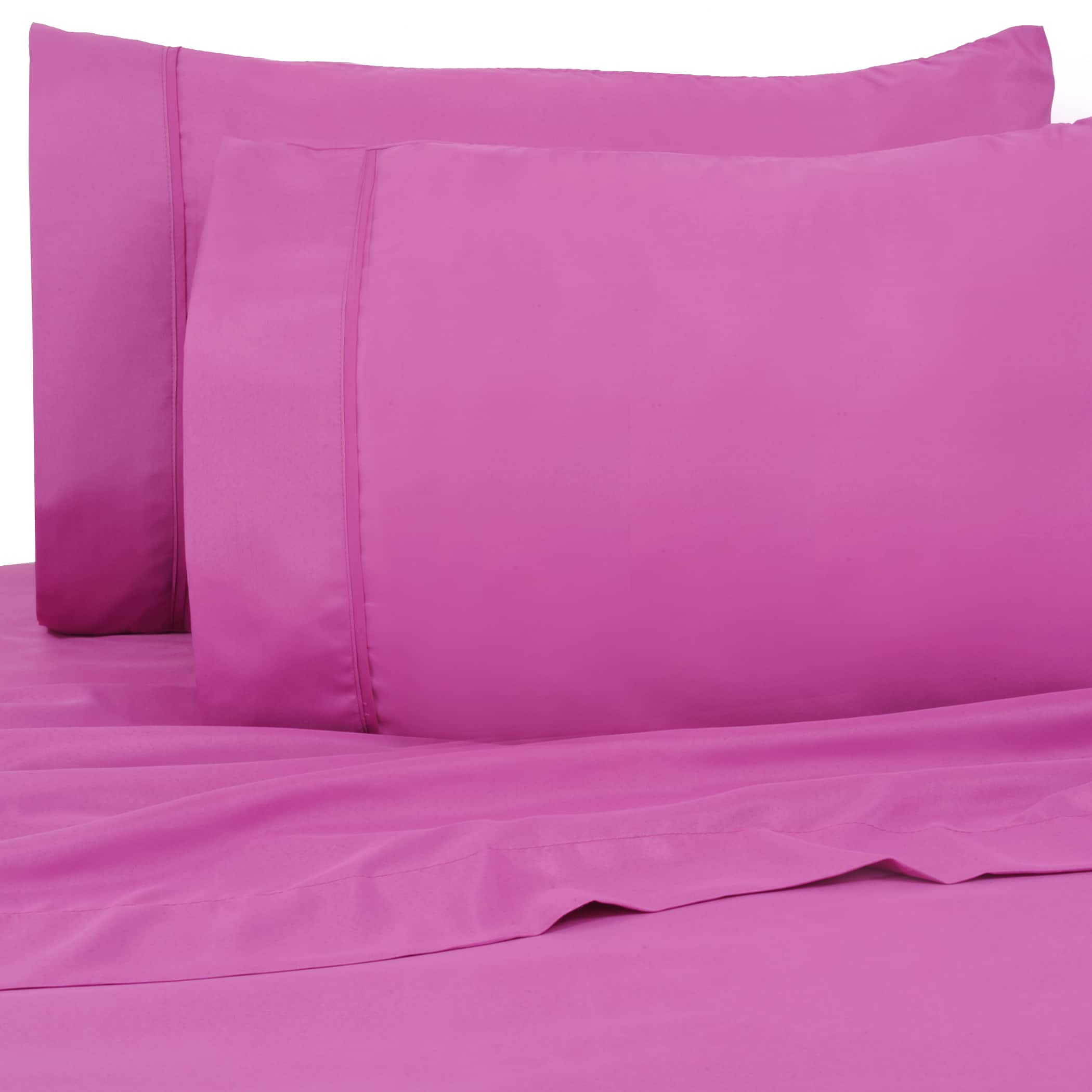 Premier Colorful - Bright 4 pc Microfiber Sheet Sets - Hot Purple price history on PriceWatchPro
