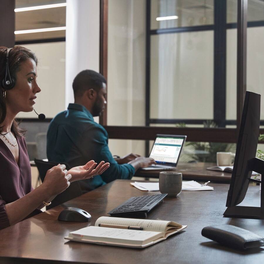 Alt View 8. HP - HP ProOne 440 G9 All-in-One Computer - Intel Core i5 14th Gen i5-14500 - vPro Technology - 8 GB - 256 GB SSD - 23.8".