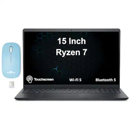 15 Inch Ryzen 7 Touchscreen Wi-Fi 5 Bluetooth 5