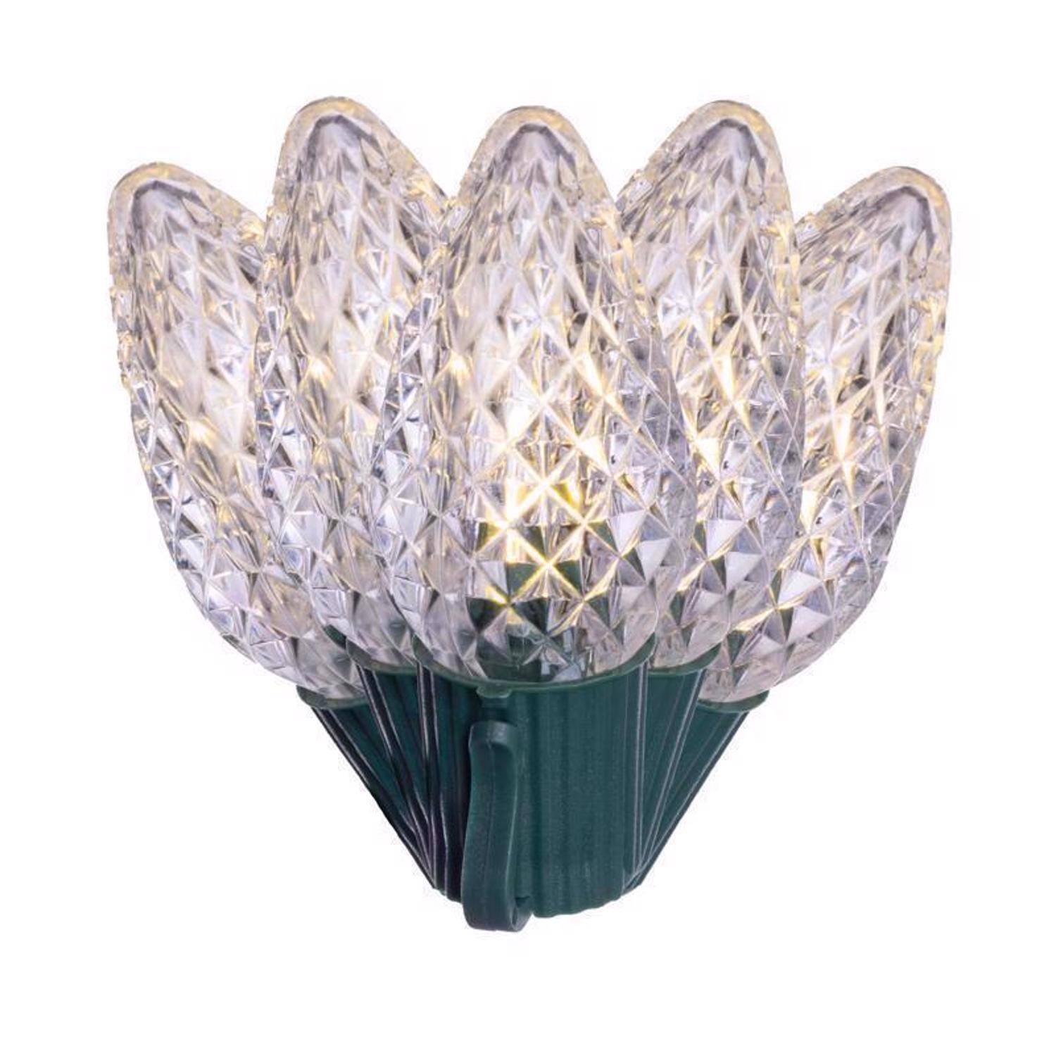 Left. Celebrations - Celebrations Classic LED C9 Warm White 75 ct String Christmas Lights 49 ft..