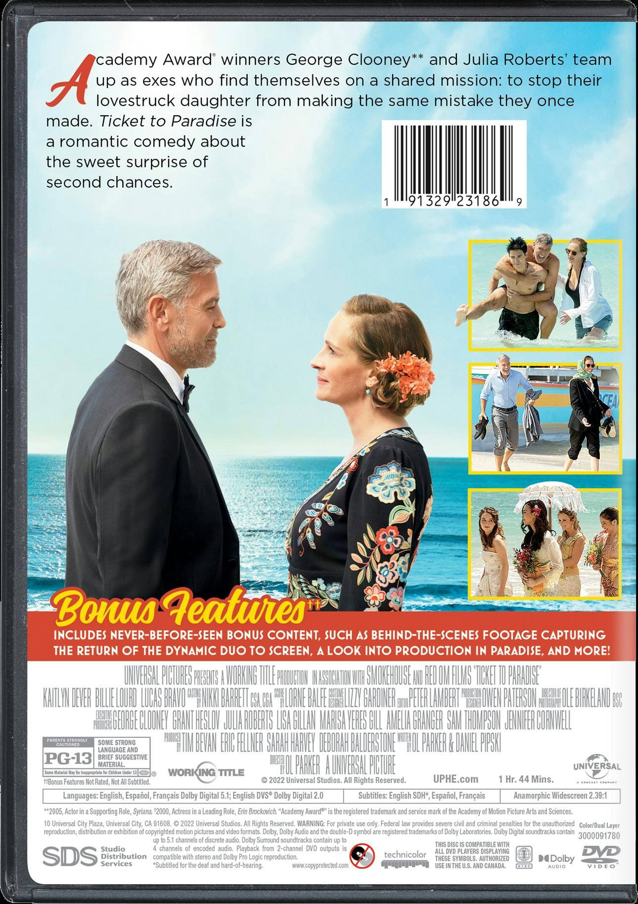 Back. Ticket to Paradise [DVD].