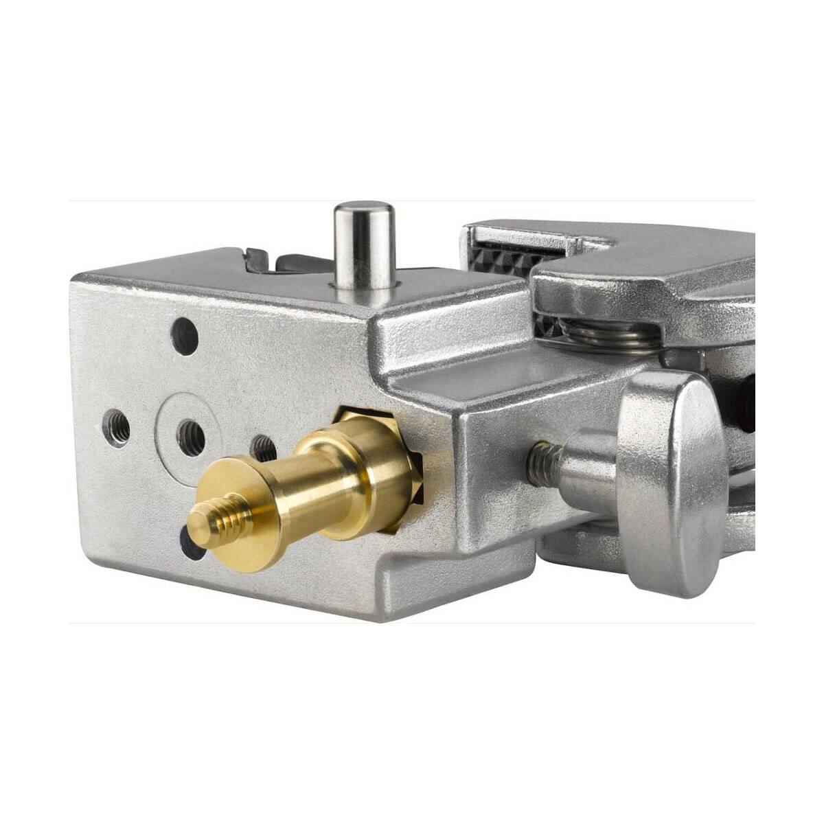 Alt View 3. Kupo - Kupo G701512 Convi Clamp with Adjustable Handle, 44.09lbs Maximum Load Capacity, Silver.